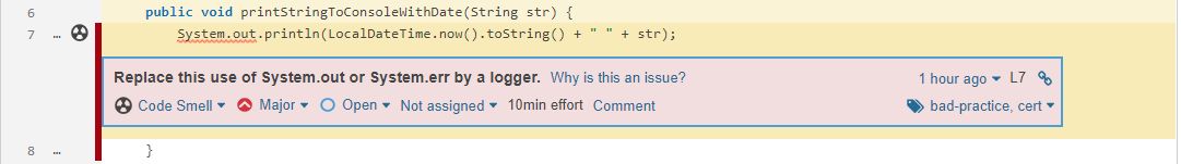 配置项目以排除某些违反声纳的行为