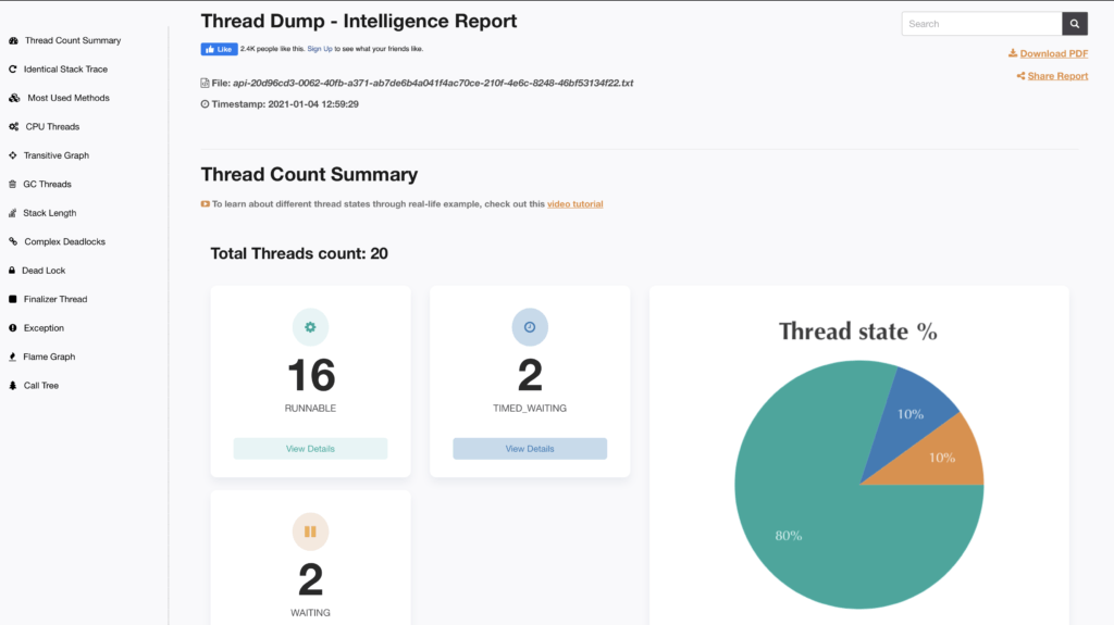 如何分析Java线程转储