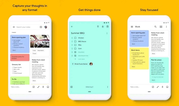 Google Keep 用于什么