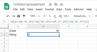 google sheet