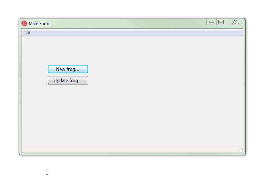 通过状态栏以非模态形式显示提示