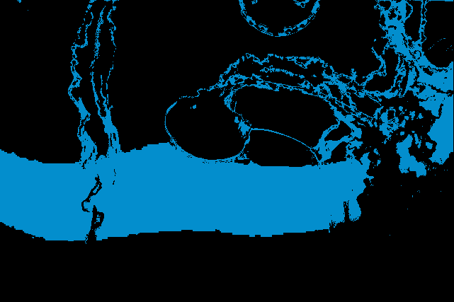 k表示影像分割后，有什么功能或方法可以显示影像簇吗？