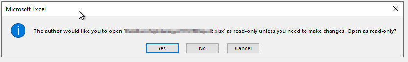 如何让 PowerShell 抑制只读模式,并在打开 Excel 作业簿时允许编辑?