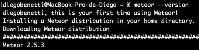 Meteor 全球版本与项目不同